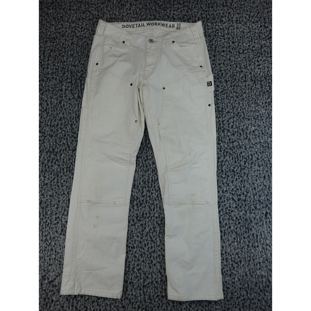 Dovetail Workwear Anna Taskpant‎ Womens 10 Natural Double Knee Utility